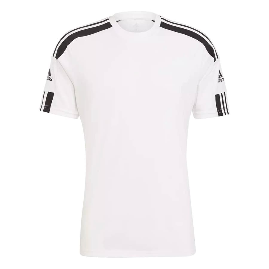 3 adidas Trikots Squadra 21 weiß/schwarz, Gr. S